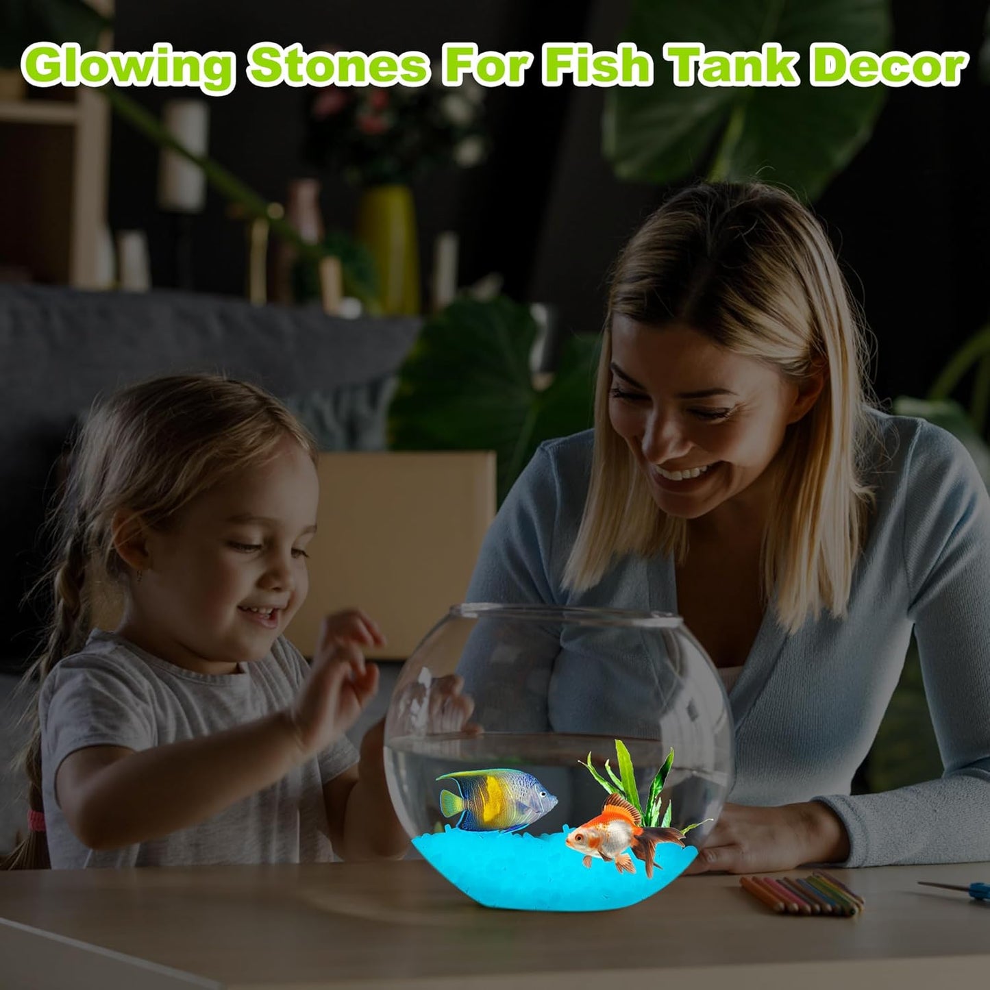 500pc White Glow in The Dark Stones Glowing Rocks Luminous Pebbles for Outdoor Decor Luminous Stones White Glow Stones for Yard Fish Tank Walkway Pathway Aquarium Garden,White