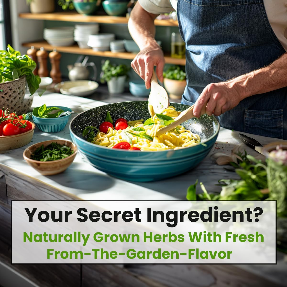 5 Herb Seeds Variety Kit, Oregano, Cilantro, Parsley, Basil, Chives