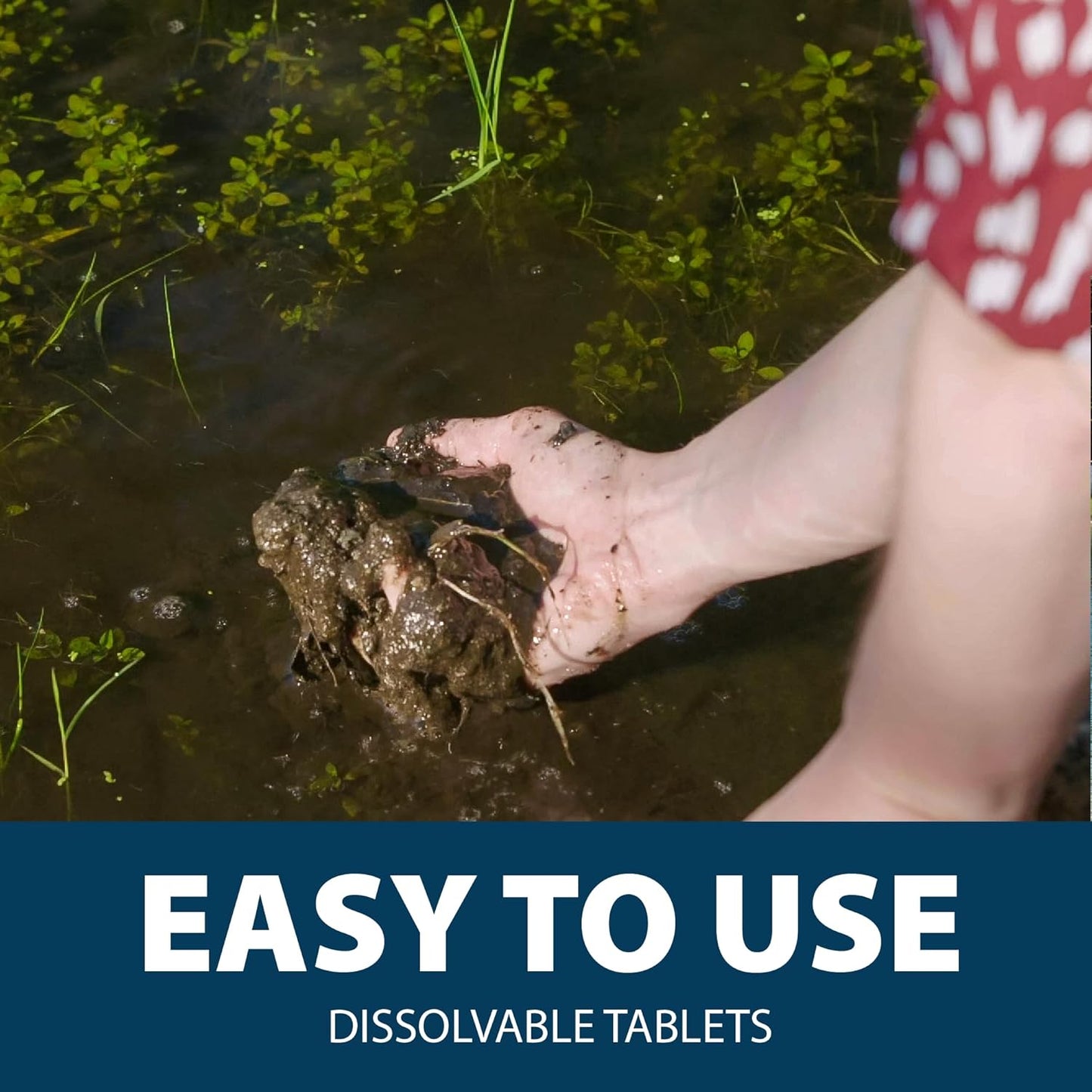 Airmax MuckAway, Natural Pond Muck Remover, Cleans & Clears Away Muck & Sludge, Easy to Use Bacteria & Enzyme Tablets, Safe for The Environment, Treats 1,500 Sq Ft, 6 Month Supply, 16 Scoops, 8 lbs