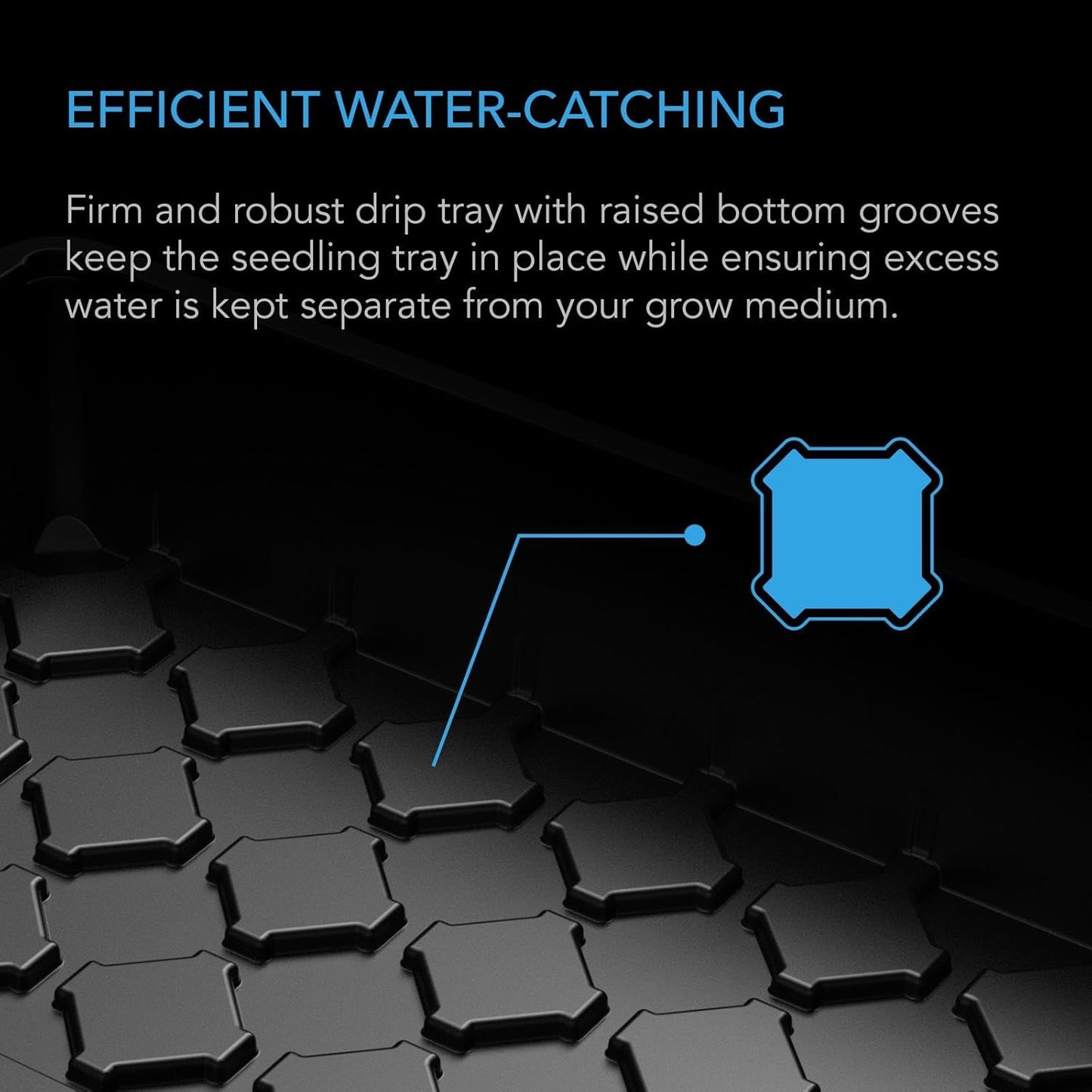 AC Infinity Large Humidity Dome, Heavy-Duty Germination Kit with 3 mm Thick Clear Dome, Sturdy Drip Tray, 6x12 Cell Seedling Tray, and Vented Height Extension Panels, for Seed Starting, Cloning Plants