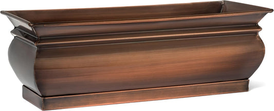 H Potter Herb Planter Pots Succulent Window Box Rectangular Indoor Outdoor Flower Garden Planters Dimensions 16 x 6 x 5.75 Inches