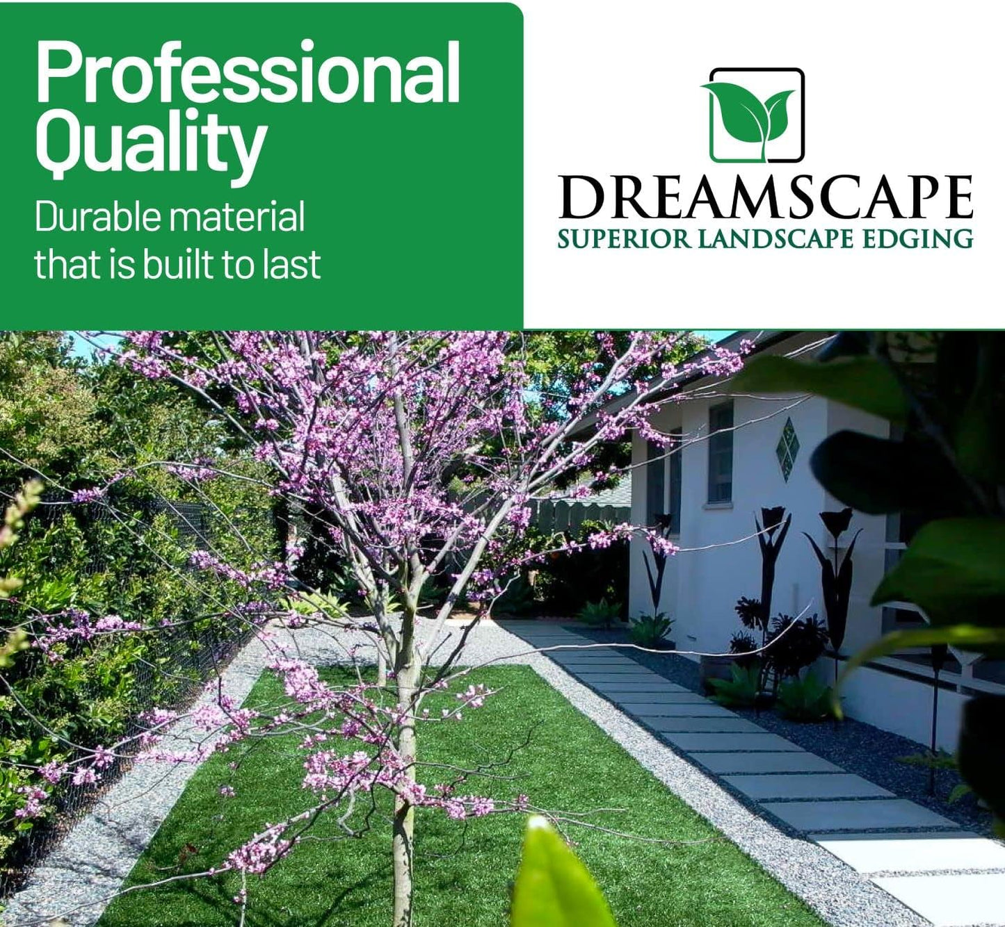 Dreamscape YardEdge Aluminum Landscape Edging - 12 Strips, 6ft Each (72ft Total), Mill Finish - Professional Quality Landscaping Border, Metal Divider for Lawn, Garden, Flowerbed