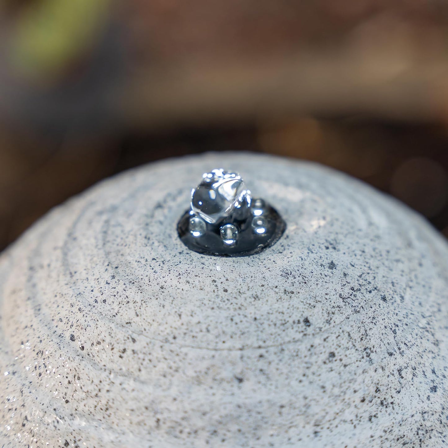 Xbrand 41" Modern Sphere Curve Cascading Fountain, Resin