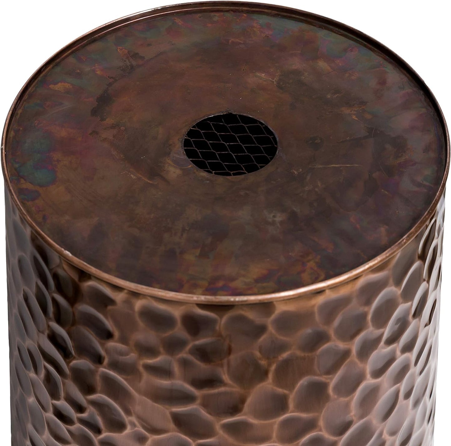 H Potter Large Tall Planter Pots Outdoor Indoor Copper Flower Decorative Set of Two GAR684 (Set of Two)