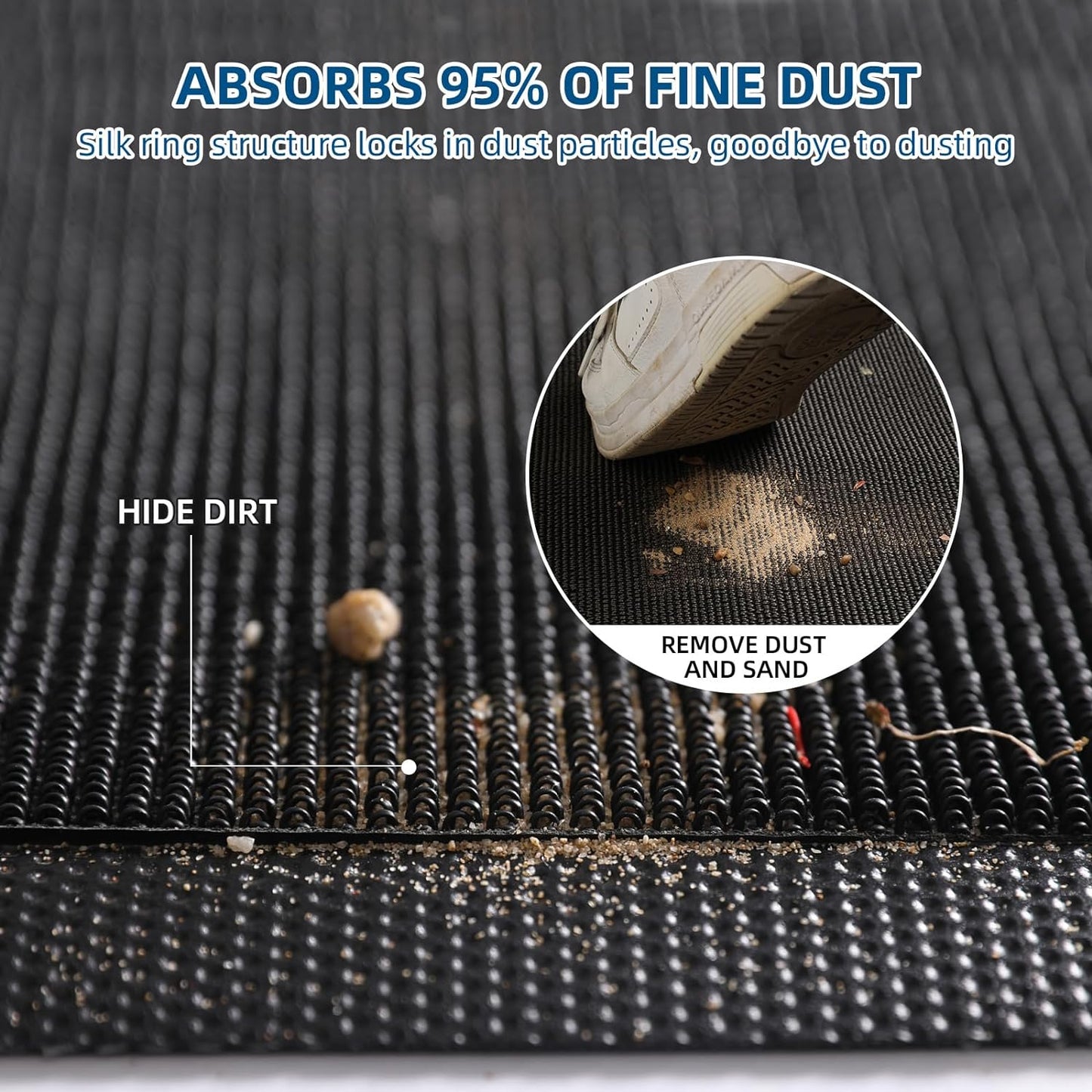 Custom Commercial Grade Doormat Floor Mat Entryway Area Rug Welcome Carpet for Business Home Indoor/Outdoor Non Slip Washable Durable