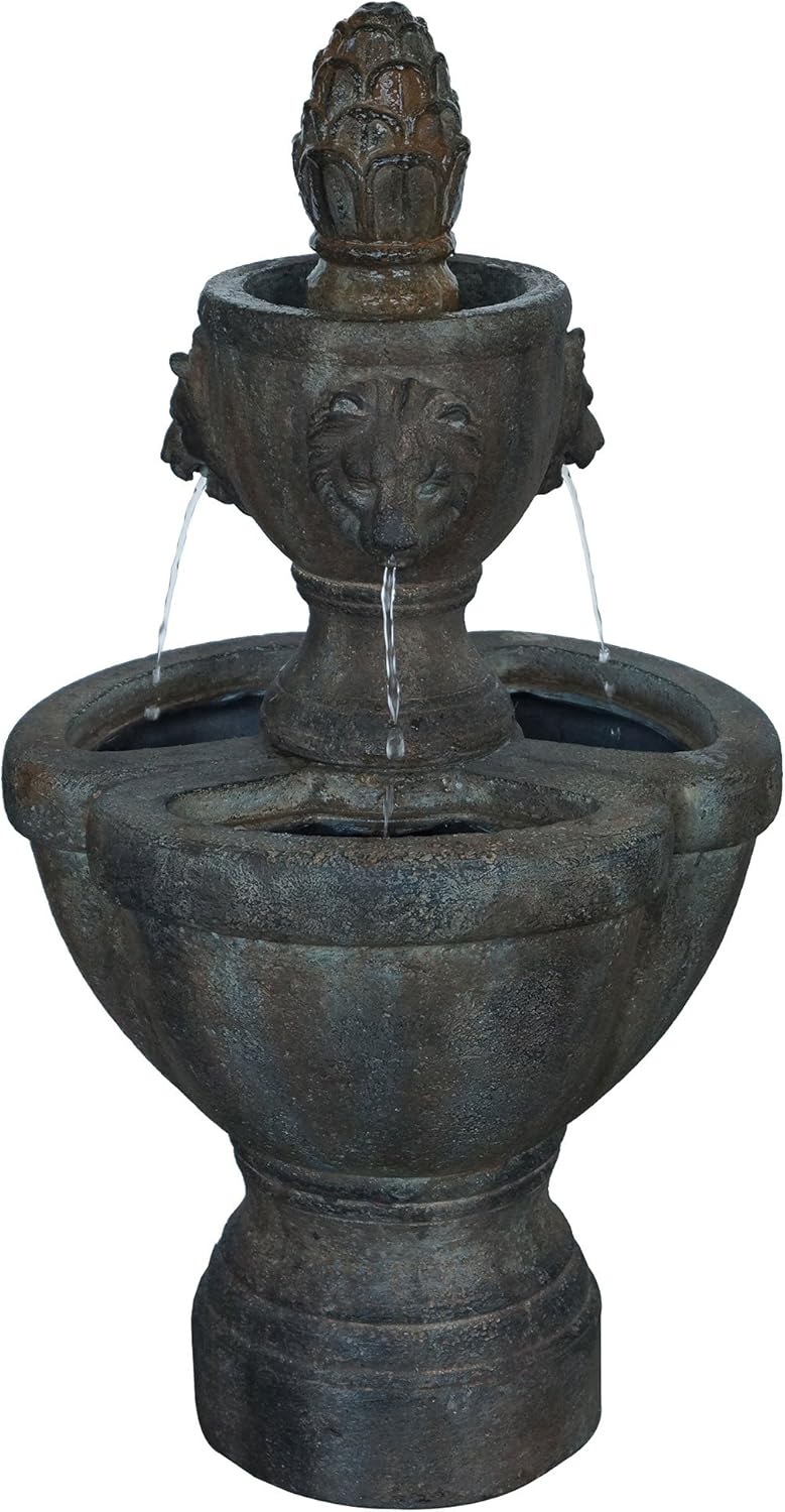 Go Yard Lion Head Fountain
