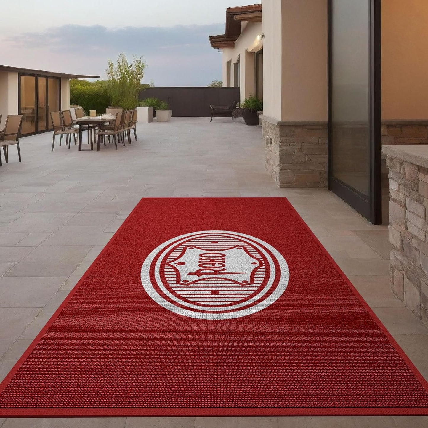 Custom Professional Carpet Rug with Any Logo/Text Size Color Shape Commercial Entryway Floor Welcome Door Mat for Business Home Indoor/Outdoor Non Slip Washable Durable