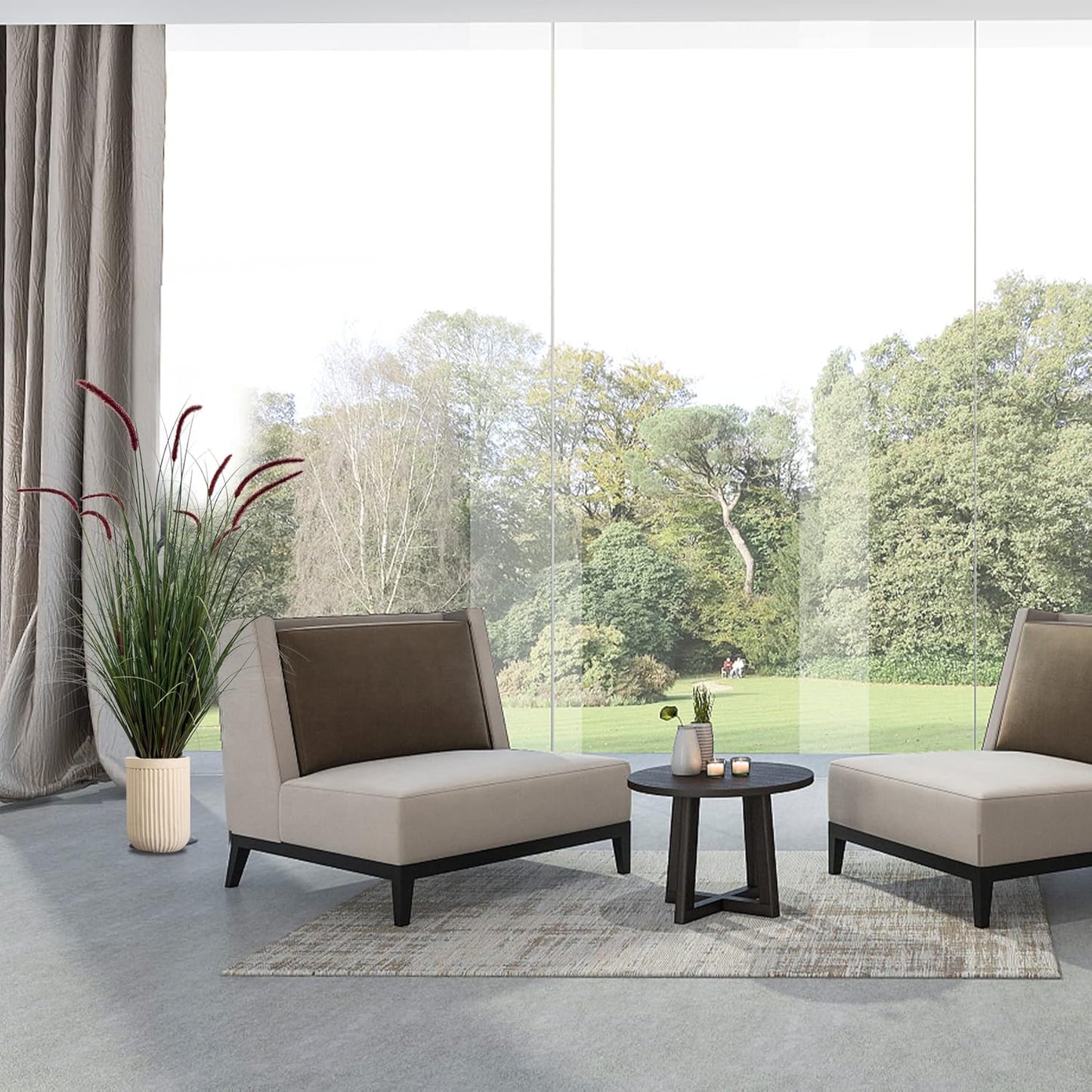 Artificial Plant 47in(1pack) Tall Artificial Grass Plant,Faux Plants Indoor Home Decorative Artificial Plants & Flowers in Pot Fake Plant, House Plant Indoor