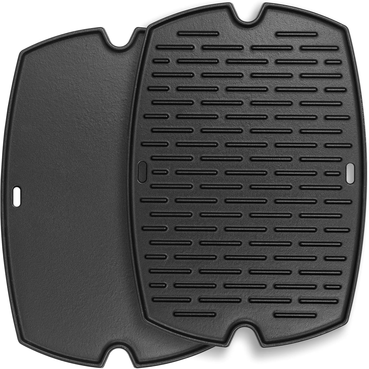 AJinTeby 7583 Cast Iron Griddle for Weber Q2000 Series, for Weber Q200 Q220 Q240 Q2000 Q2200 Q2400 Q2800 Gas Grills Accessories, Replaces for Webber 7645, for Webber Q2200 Grill Parts