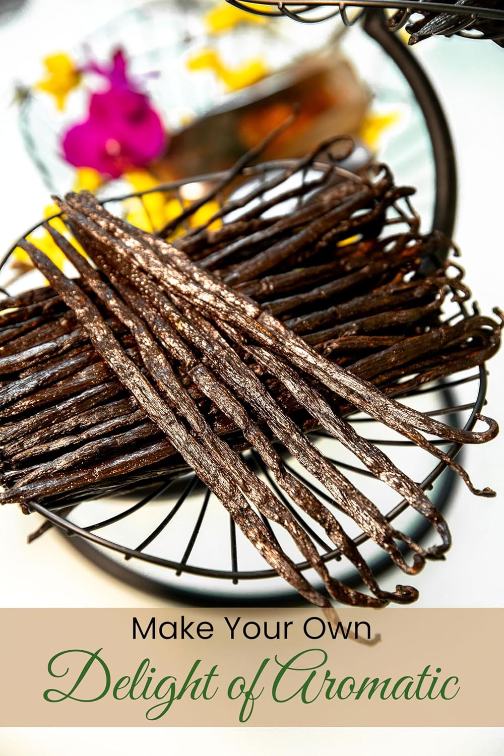 8oz (1/2 Pound) Count Organic Madagascar Vanilla Beans – Grade A Bourbon Pods | Gourmet Whole Vanilla Beans for Baking, Cooking, Extract Making | Rich Aroma, Premium Flavor, Non-GMO, Vegan