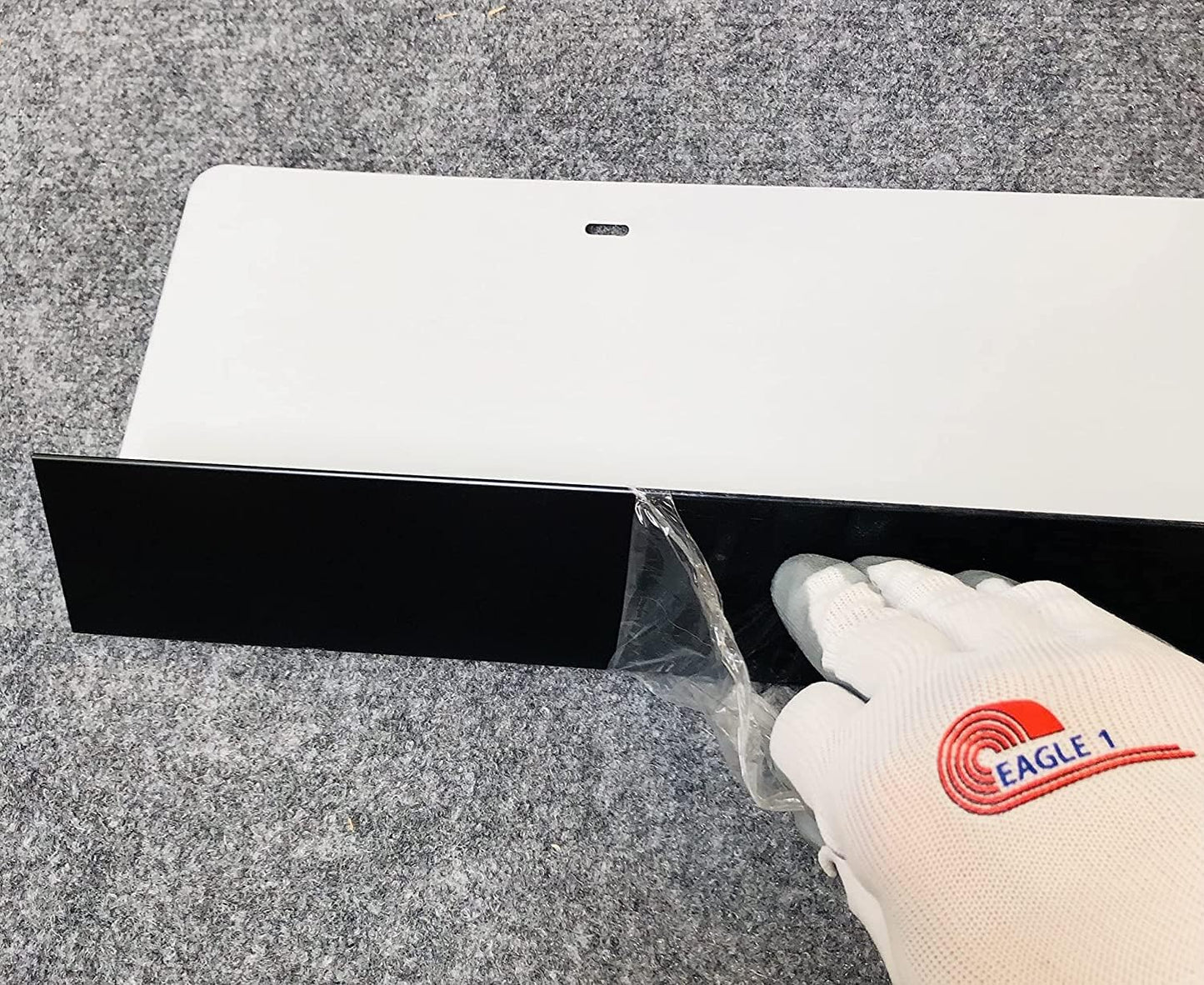 EAGLE 1- Shingle Roof Rain Diverter 40 Inches Long- 26 Gauge Material- Easy to Install- Includes Stainless Steel Nails (2, Black)