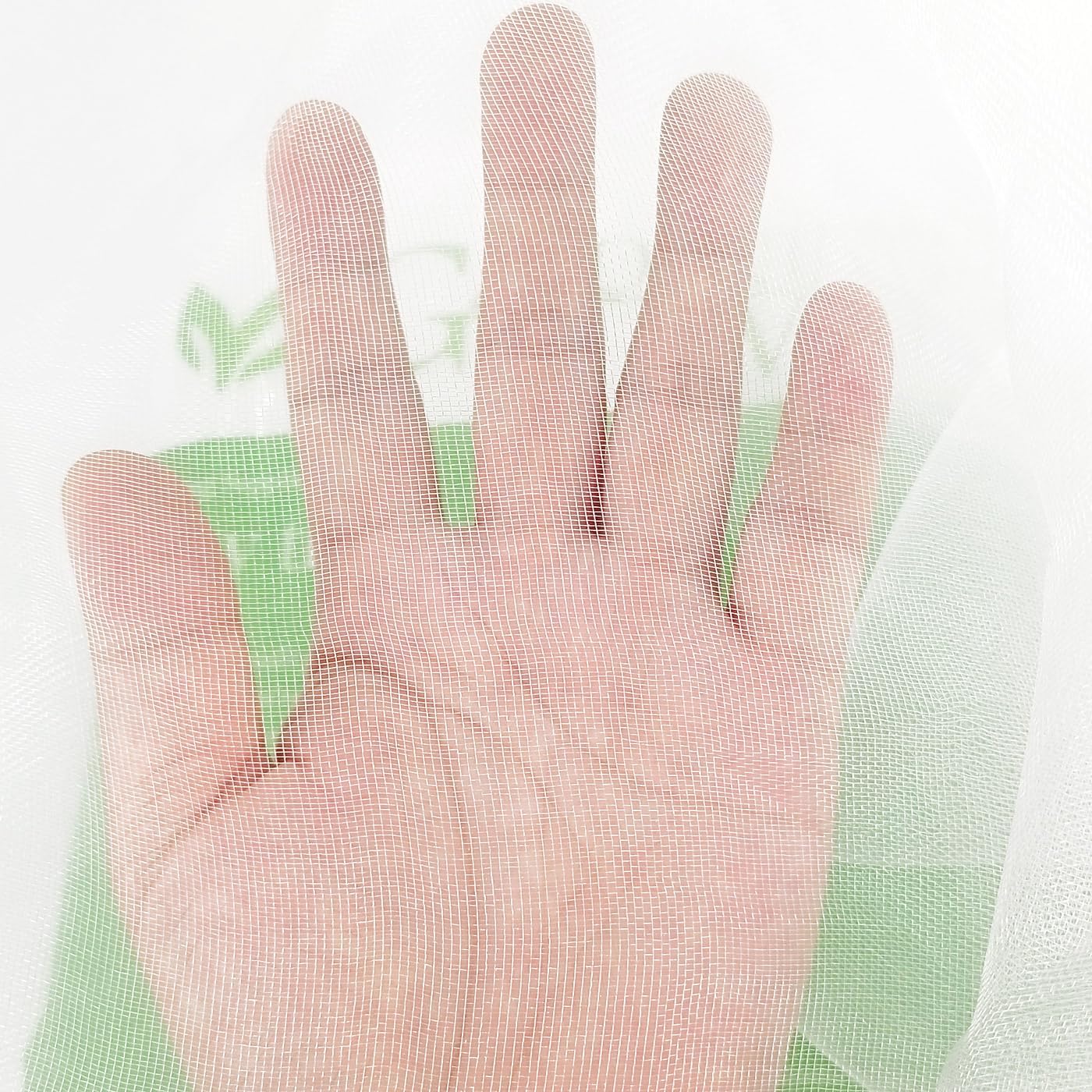 8Ft x 10Ft Mosquito Bug Insect Bird Fine Mesh Net Barrier Hunting Blind Garden Screen Netting for Protect Your Plant Fruits Flower