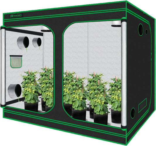 10x5 Grow Tent, 120"x60"x78" 600D Mylar Hydroponic Growing Tents for Plants Inside Reflective Grow Tent Growing Room Hydroponic System