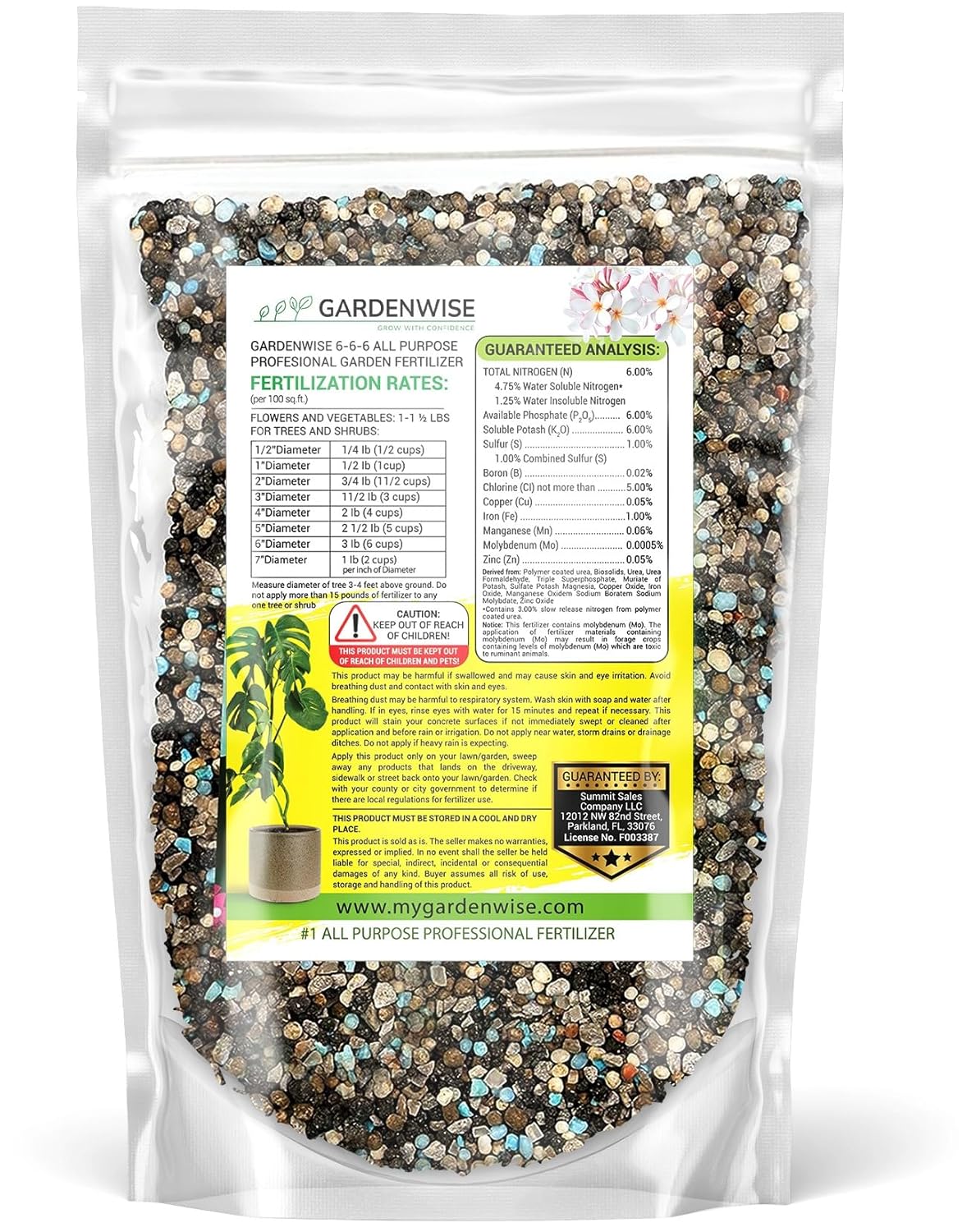 6-6-6 All-Purpose Professional Plant Food Fertilizer; Ideal for Winter Care & Spring Feeding, Perfect Balanced NPK for Indoor and Outdoor Plants (5 QUARTS)