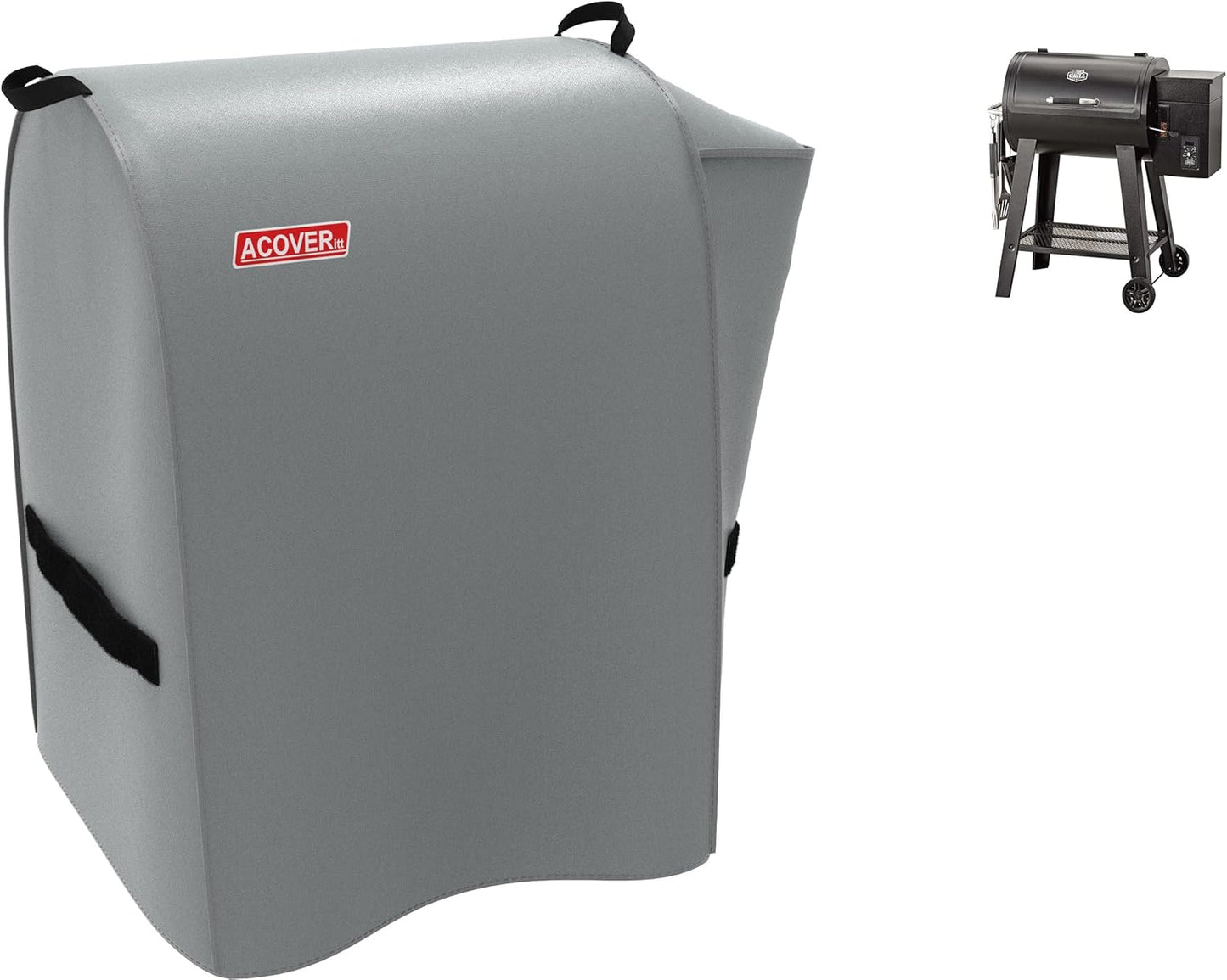 Expert Grill Pellet Grill Cover 28 inch Light Gray