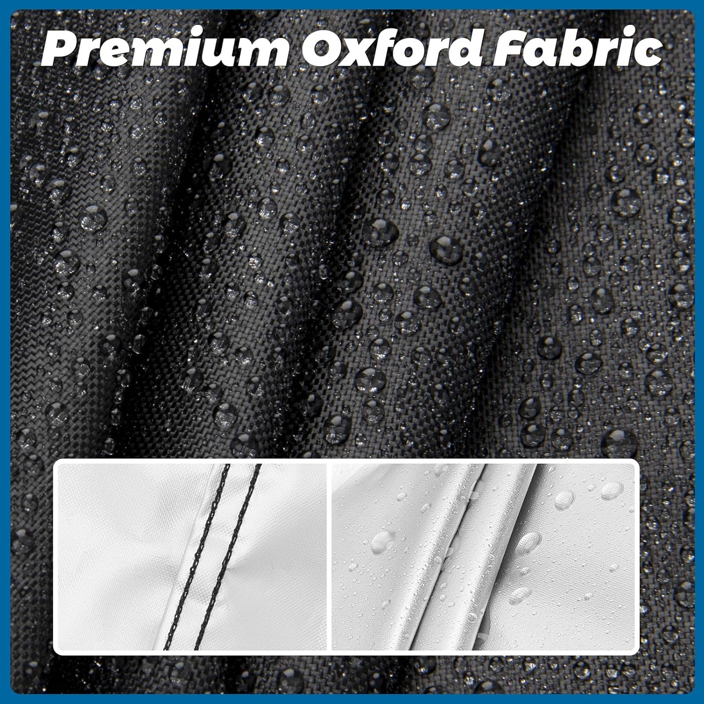 Flat Top Grill Cover for Nexgrill Daytona 4-Burner Propane Gas Griddle，Heavy Duty Waterproof Gas Griddle Cover for Member Mark Pro Series 5-Burner Gas Griddle, 68" W x 29" D x 36" H