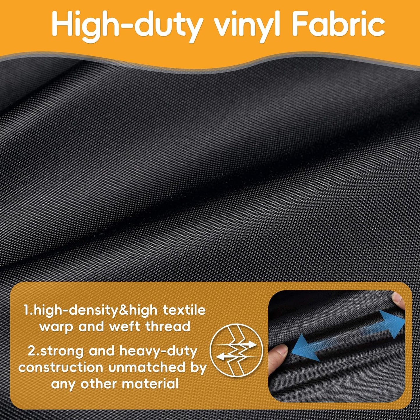 Grill Cover for for Royal Gourmet GB4000 GB4000F, 45 inch 600D Heavy Duty Cover CR4014, Durable Outdoor BBQ Waterproof Grill Cover