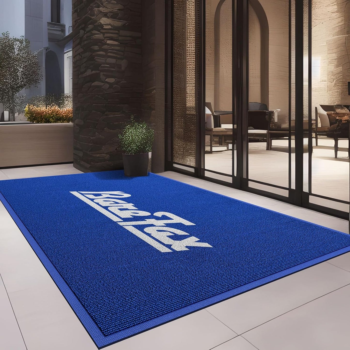 Custom Commercial Grade Floor Mat Doormat Entryway Area Rug Welcome Carpet for Business Home Indoor/Outdoor Non Slip Washable Durable