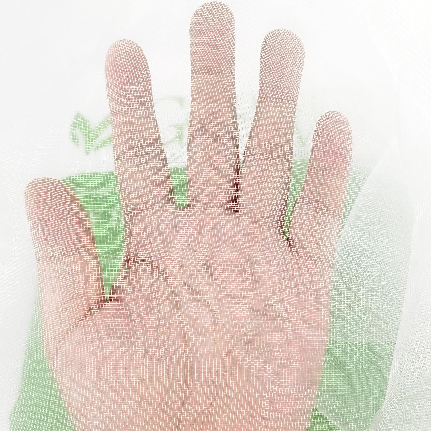 10Ft x 50Ft Mosquito Bug Insect Bird Fine Mesh Net Barrier Hunting Blind Garden Screen Netting for Protect Your Plant Fruits Flower