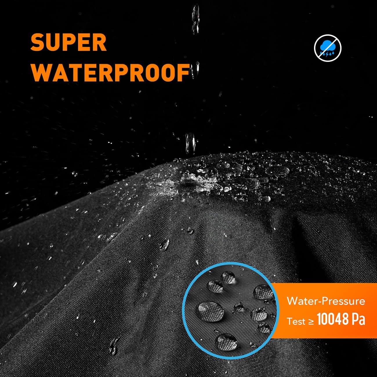 Heavy Duty Grill Cover Compatible with 1813 Blackstone 22inch Tabletop Griddle with Hood Captiva Designs 22‘’ Coleman Roadtrip LX,LXX, LXE, 285 Camping Grills and Smoke Hollow 205 Grill,600D Cover