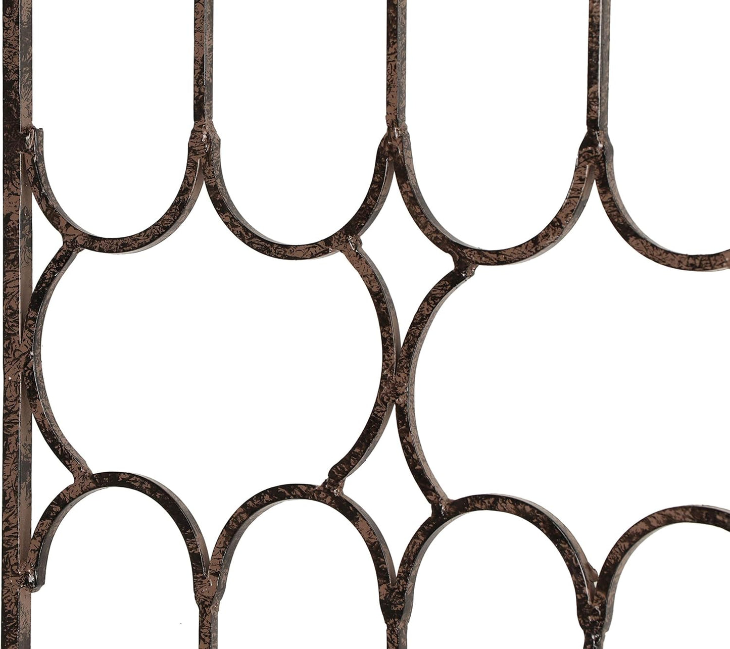 H Potter Garden Trellis for Climbing Plants Large Metal Wall Trellises Tall Vertical Wrought Iron Panels for Home Garden Outdoor Decoration Fence Privacy Screen Outdoors Ivy Rose Clematis