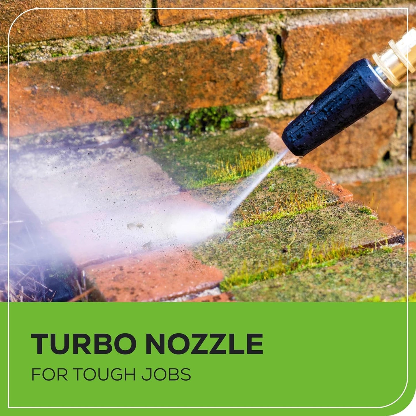 Greenworks 2700 PSI Pressure Washer (2.3 GPM Max) with Foam Cannon - Powerful Enough to Remove Pesky Dirt and Grime on Siding, Fences, Patios, Driveways, and Sidewalks