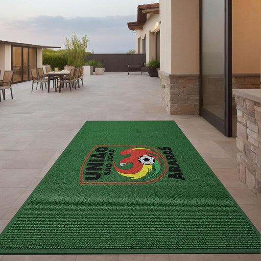 Custom Commercial Grade Area Rug with Any Size Color Logo Shape Floor Entryway Door Mat Welcome Carpet for Business Home Indoor/Outdoor Non Slip Washable Durable