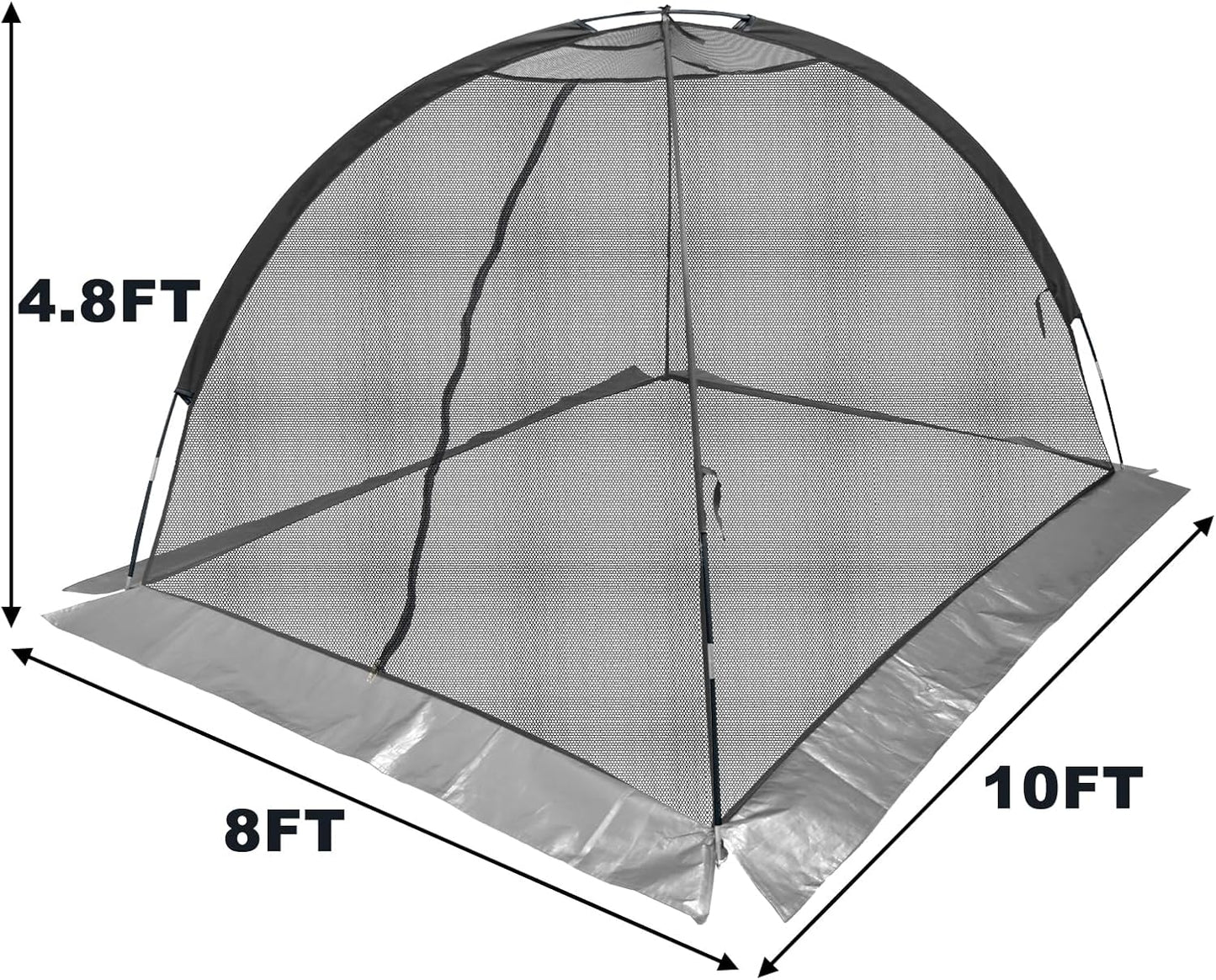 Pond Cover Dome: Protective Netting Tent for Outdoor Fish Koi Ponds Garden Leaves Vegetable Plant Care Use 8X10FT