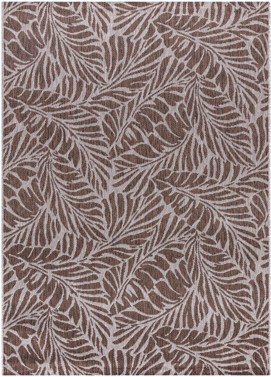 Keen Home Design Terrace Outdoor Area Rug - 4x6 Washable Indoor/Outdoor Rug for Patio, Kitchen, Balcony, Beach, Garden, Deck and Porch, Size: 3'10"x5'7"