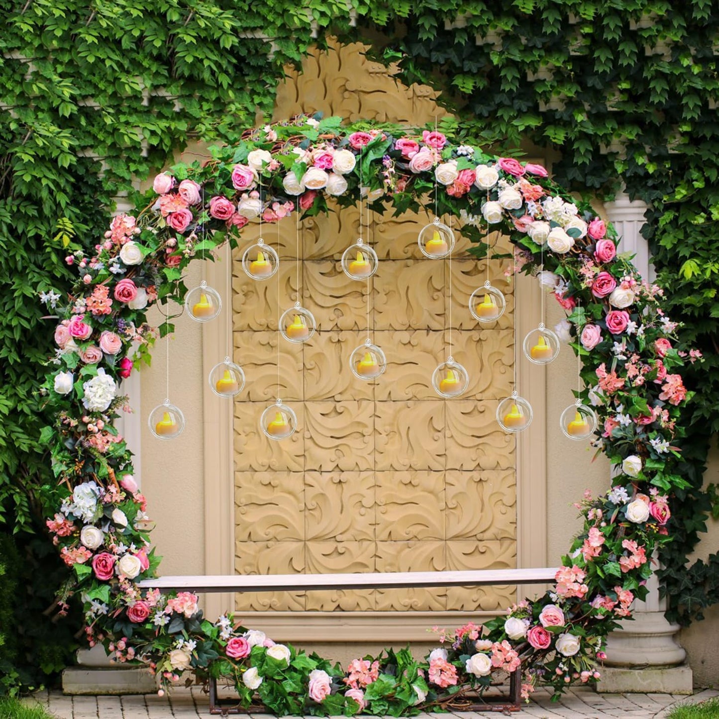 120 Pcs 3.15 Inch Clear Acrylic Fillable Balls, Christmas DIY Fillable Ornaments Balls, Acrylic Ornaments Ball for Christmas, Holidays, Weddings, Parties, and Home Decor