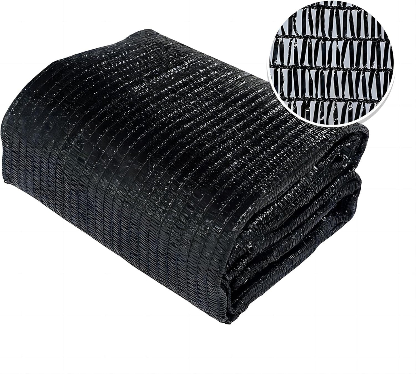 Agfabric 30% Sun-Block Shade Cloth 6x8ft Net Mesh Shade with Clips for Garden Patio&Plants, Black