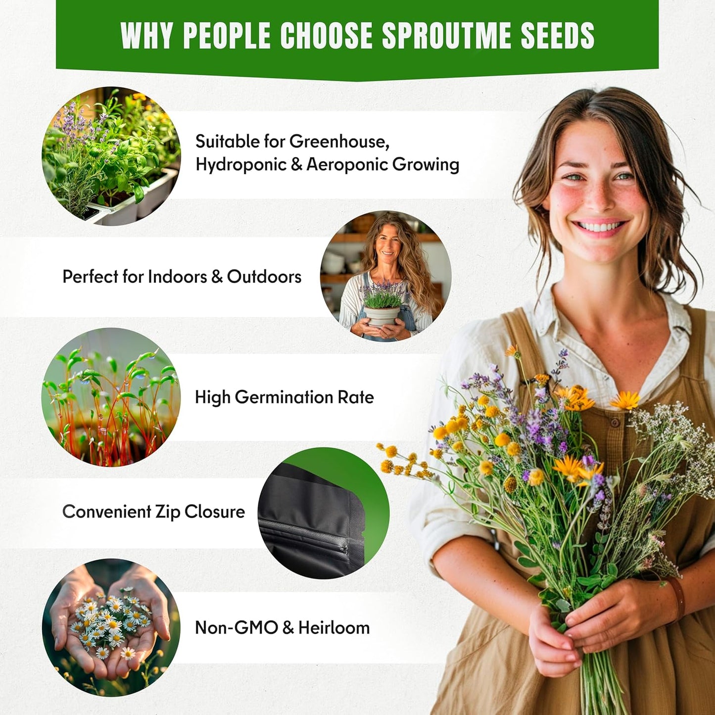 15 Medicinal & Herbal Tea Seeds Variety Pack Home Garden Kit Plant Markers 2950+ Non-GMO Heirloom Indoor Hydroponic Outdoors Planting Herb Anise Basil Calendula Fennel Mint Rosemary Lavender Chamomile