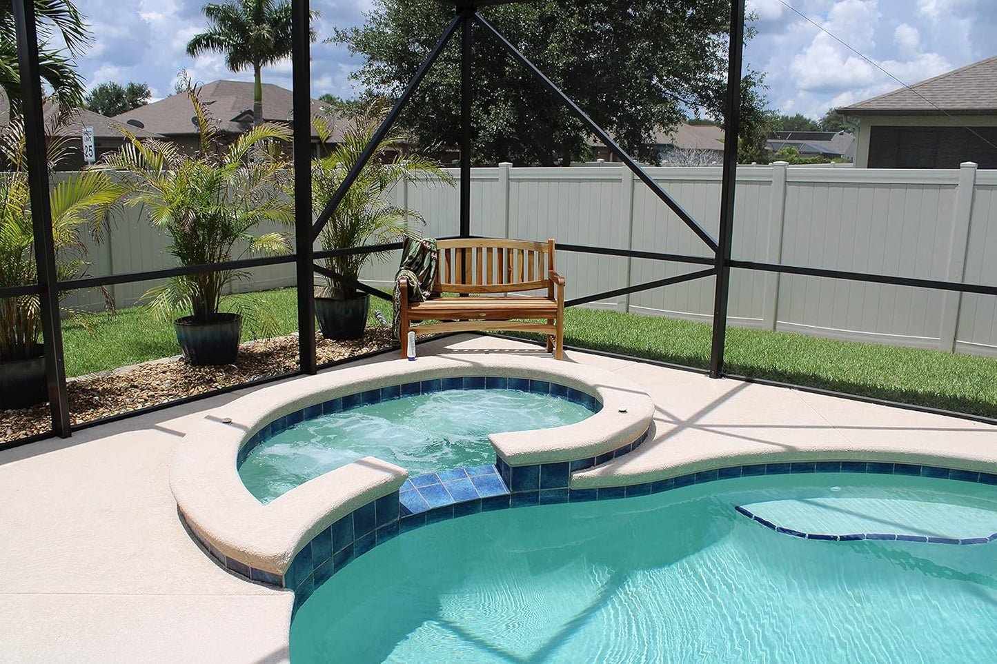 EcoDecors Kent 51 inch Outdoor Bench Teak Wood Garden Bench for Patio with Armrests and Backrest for Indoor Use and Outdoor, in Natural Color