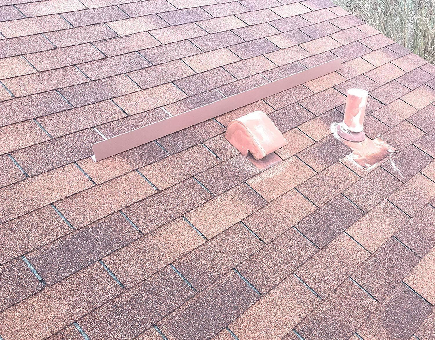 Eagle 1-26 Gauge 5 Foot Rain Diverter - Nails and Instructions Included (Mill Finish Aluminum, Copper, Galvanized, Stainless Steel & More) (2, Bronze)