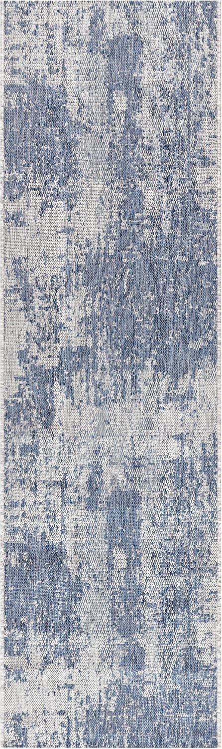 Keen Home Design Terrace Outdoor Runner Rug - 2x8 Washable Indoor/Outdoor Rug for Patio, Kitchen, Balcony, Beach, Garden, Deck and Porch, Size: 2'2"x7'7"