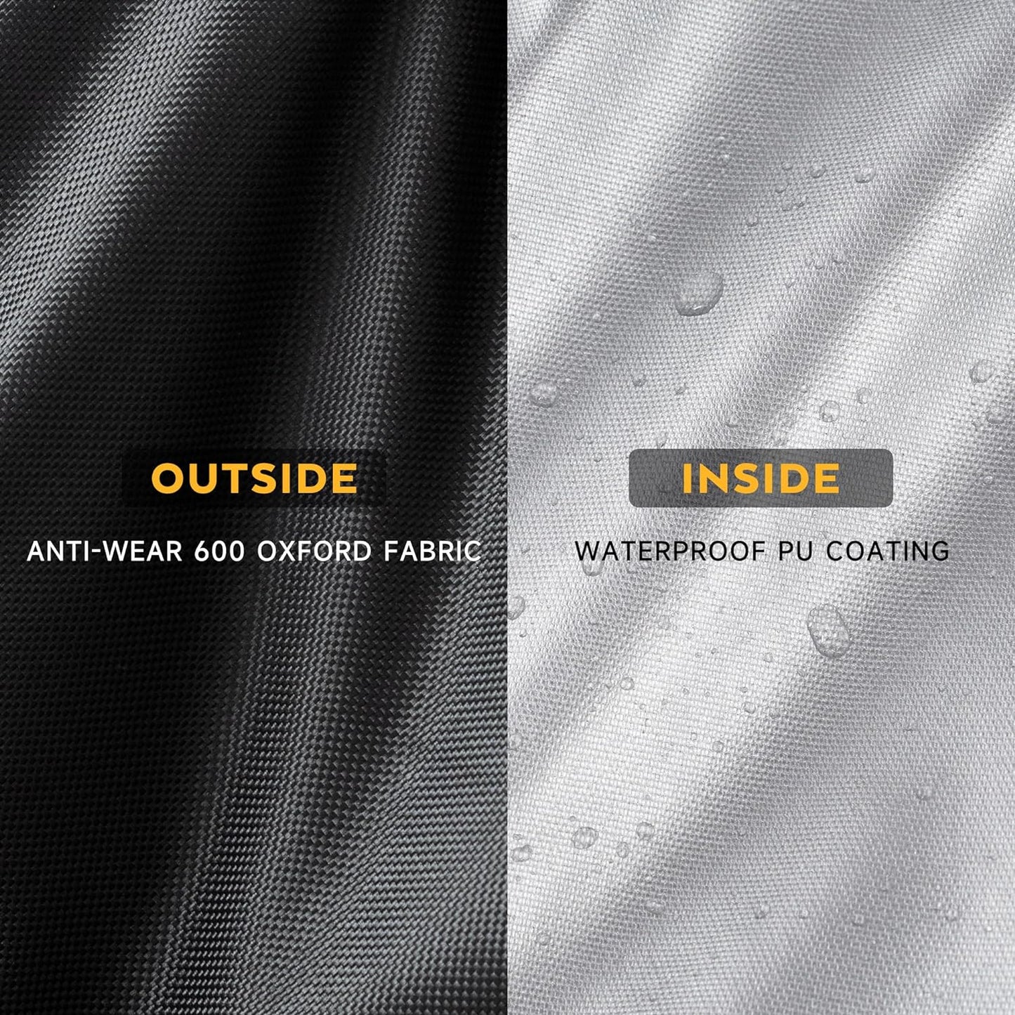 Grill Cover for Royal Gourmet CD1519 Portable Charcoal Grill, Tabletop BBQ Cover for Royal Gourmet Small Charcoal Camping Grill