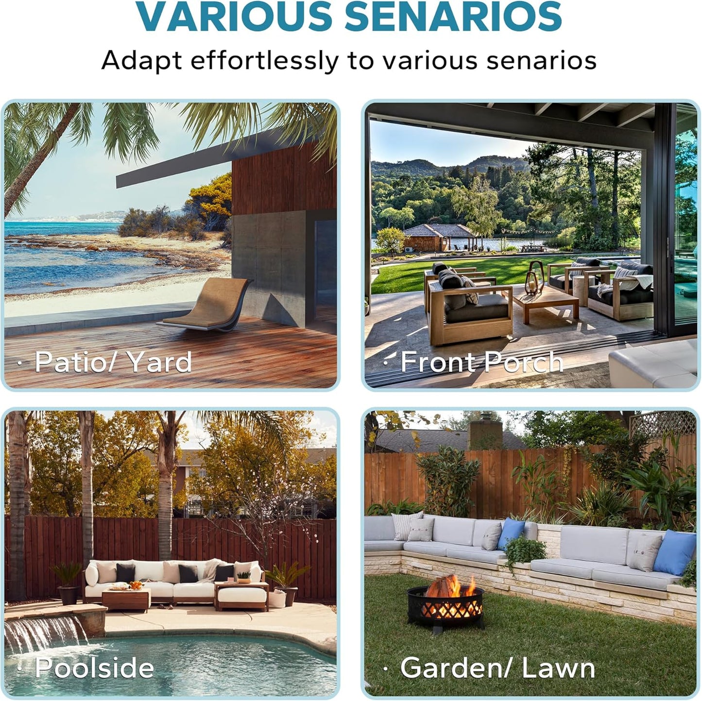 3 Pieces Patio Conversation Set, 55" Sofa with Washable Cushions, Wicker 360 Degree Swivel Glider Rocker Chairs, Wicker 2-Seat Couch for Garden, Lawn (Beige)