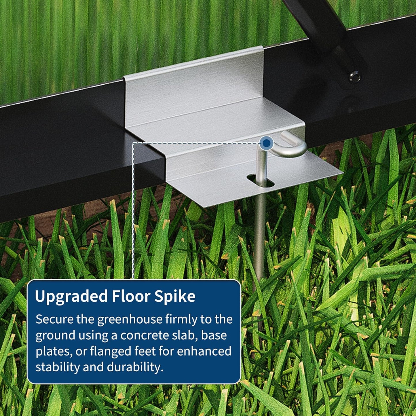 6 x 10 FT Greenhouse, Greenhouses for Outside, Polycarbonate Greenhouse with Aluminum Frame, Lockable Door and Ajustable Roof Vent for Backyard, Green Houses for Outside Garden Backyard, Patio