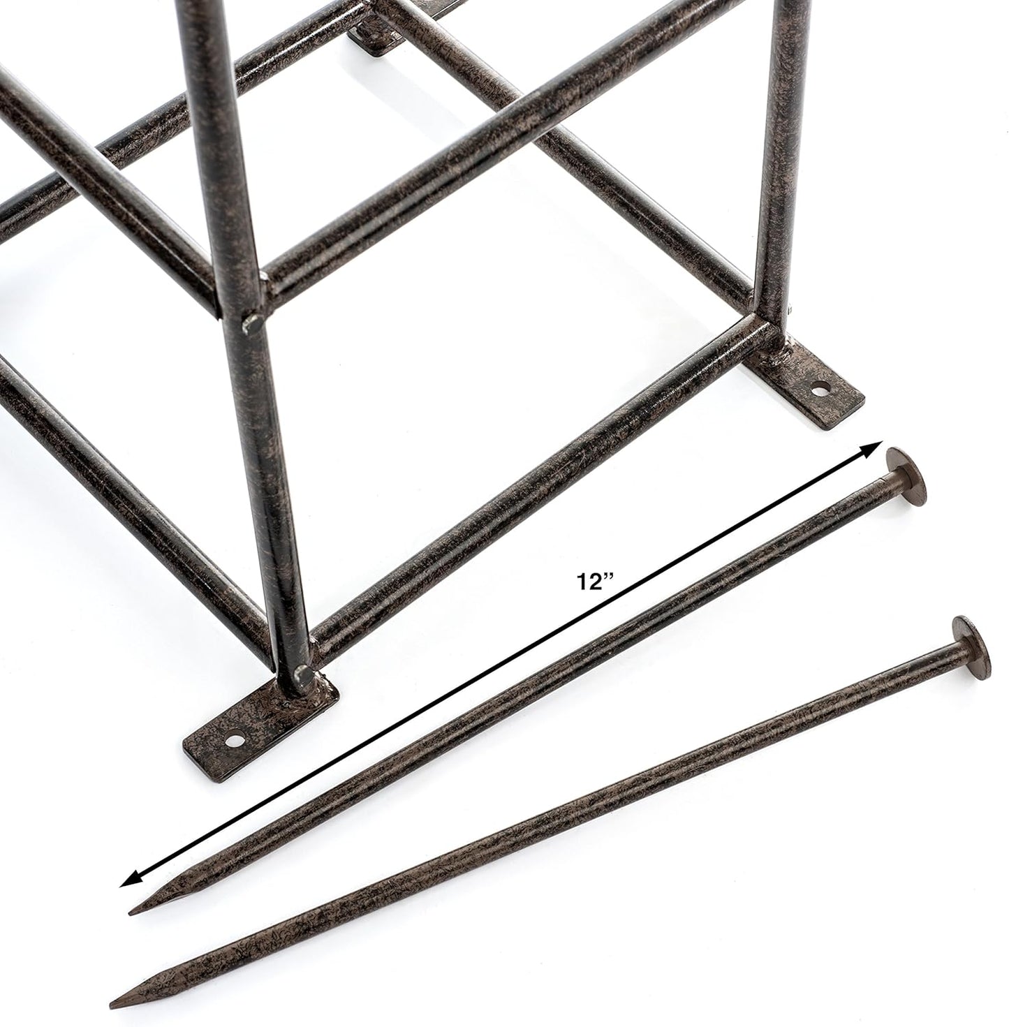 H Potter Trellis Obelisk for Climbing Garden Plants Weather Resistant Iron and Metal Vertical Yard Art GAR470