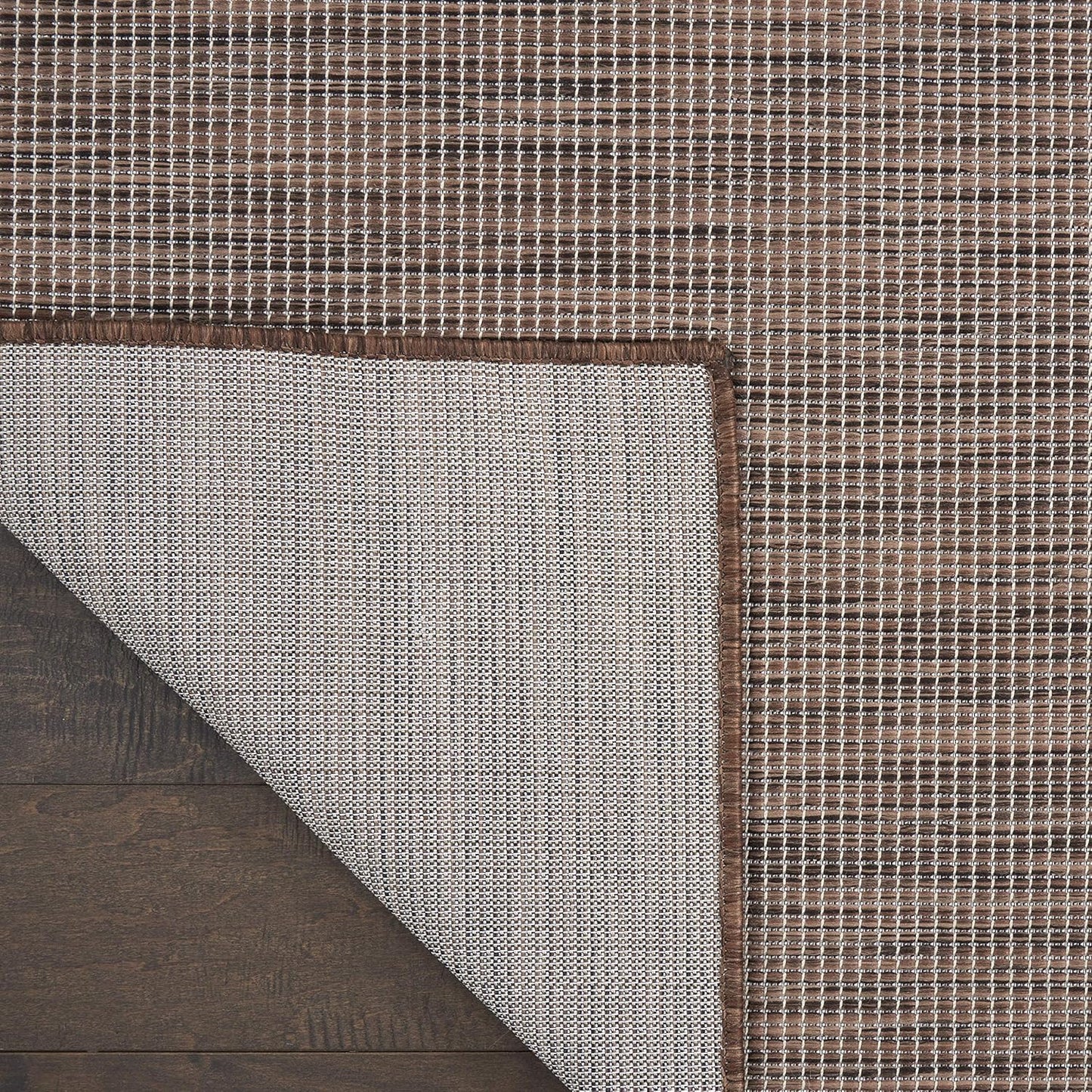 Nourison Positano Indoor/Outdoor Natural 2'2" x 12' Area Rug, Easy Cleaning, Non Shedding, Bed Room, Living Room, Dining Room, Backyard, Deck, Patio (2x12)