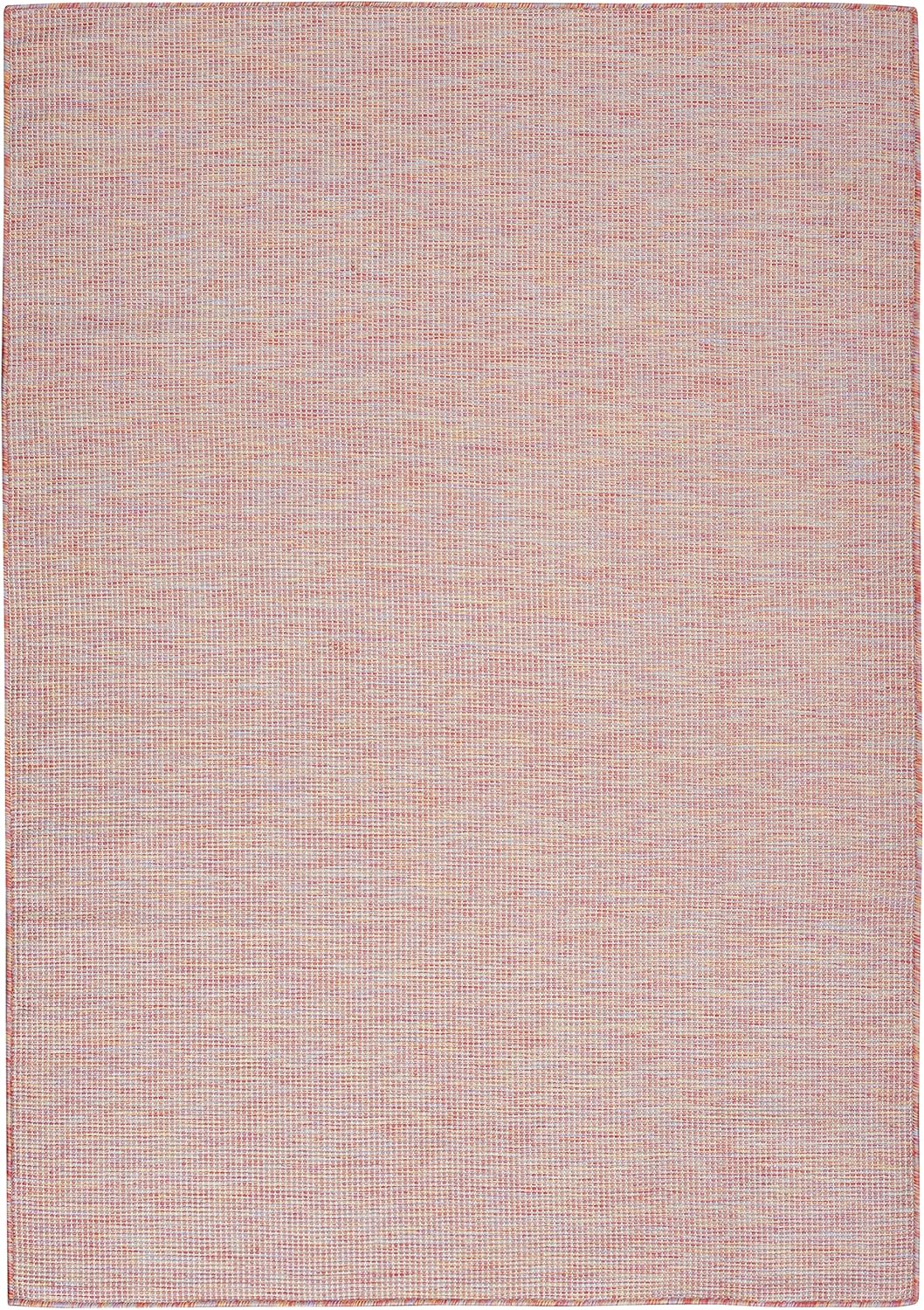 Nourison Home Positano Indoor/Outdoor Rainbow 5' x 7' Area Rug, Easy Cleaning, Non Shedding, Bed Room, Living Room, Dining Room, Backyard, Deck, Patio (5x7)