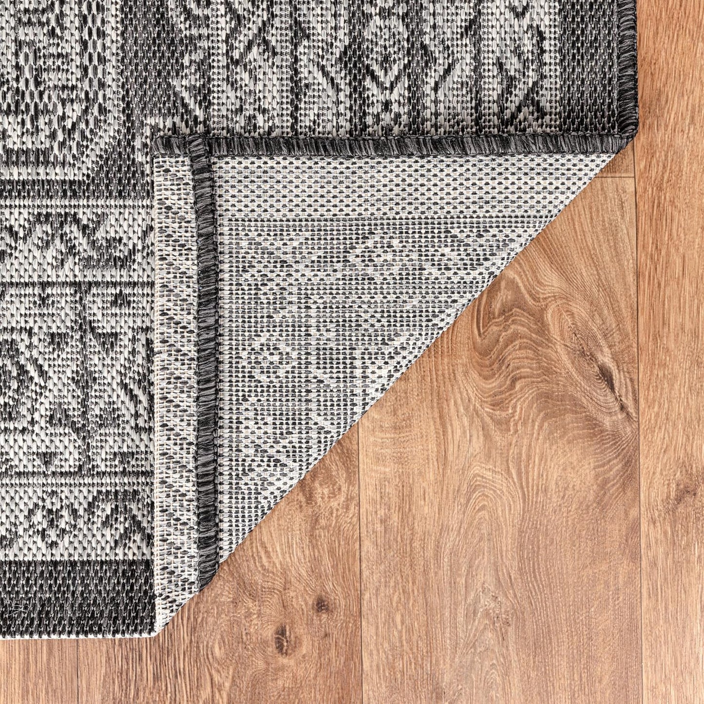 Keen Home Design Terrace Outdoor Throw Rug - 3x5 Washable Indoor/Outdoor Rug for Patio, Kitchen, Balcony, Beach, Garden, Deck and Porch, Size: 3'x5'